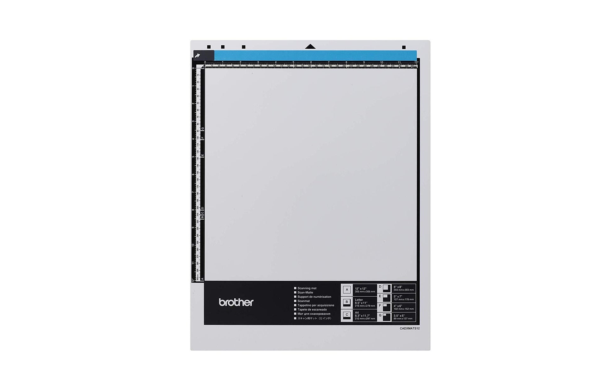 Brother Scanmatte 305 × 305 mm, grau – für ScanNCut DX