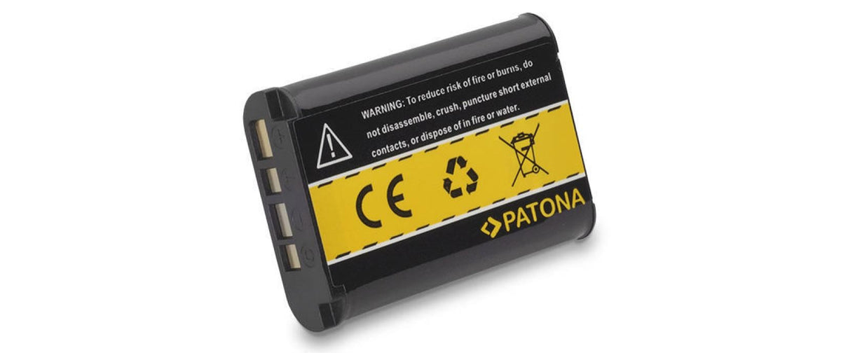 PATONA NP-BX1 Akku – Li-Ion 1000 mAh, 3,6 V – für Sony DSC-RX1R, R100MII, RX100 und andere – 1er-Pack