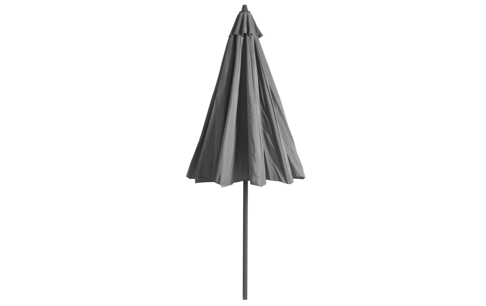 Cocon Sonnenschirm Ø 270 cm, Aluminium/Polyester, grau, Mast Ø 38 mm, für Aussenbereich