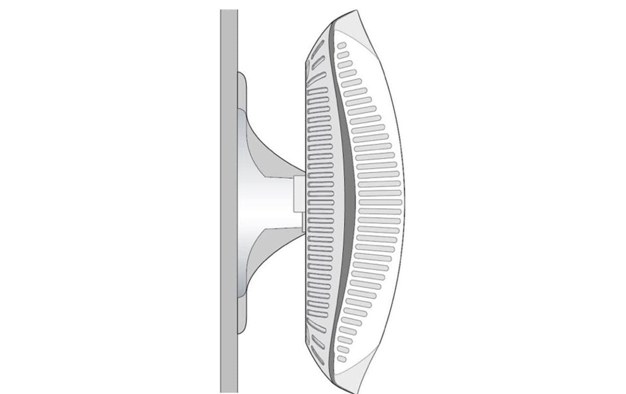 HPE Aruba AP-220-MNT-W1 – Antennenhalterung/Adapter (1er-Pack), für Aruba 220 Serie, Aruba 320 Serie, Schwarz