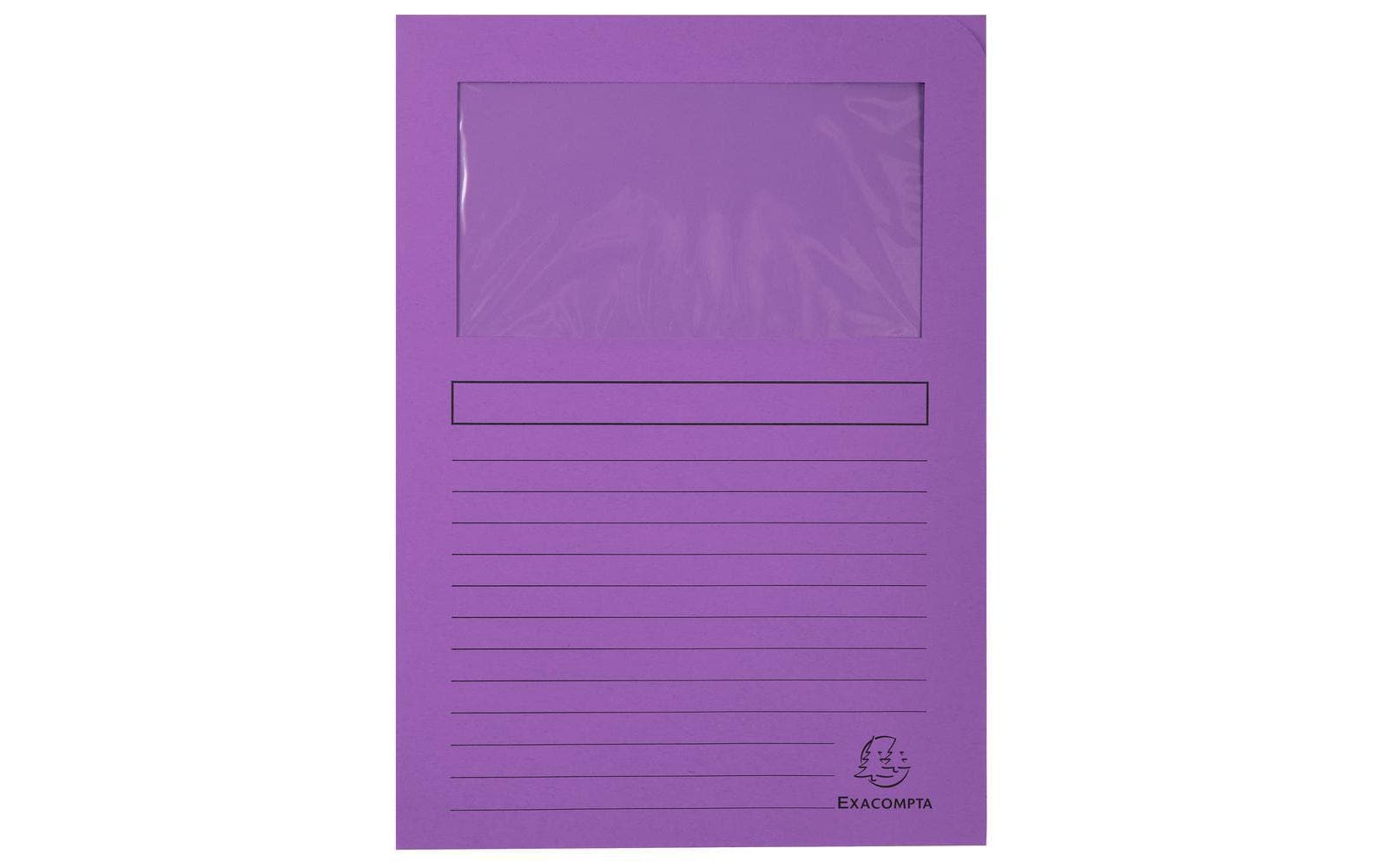 Exacompta Organisationsmappe FOREVER A4, mit Sichtfenster, 120 g/m², assortiert – 960 Stück