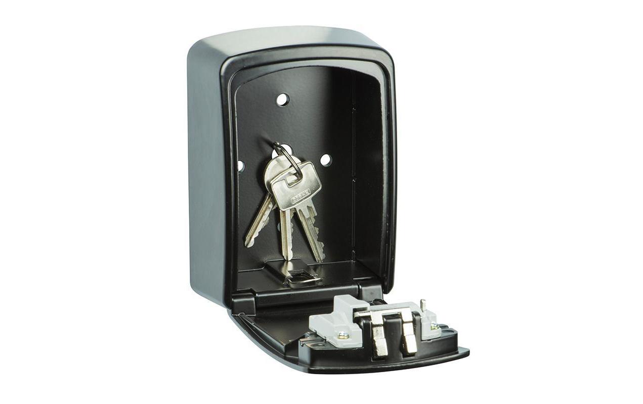 BURG-WÄCHTER Key Safe 40 SB – Schlüsseltresor, Zahlenschloss, für 1 Schlüssel, 105 × 55 × 145 mm, Schwarz