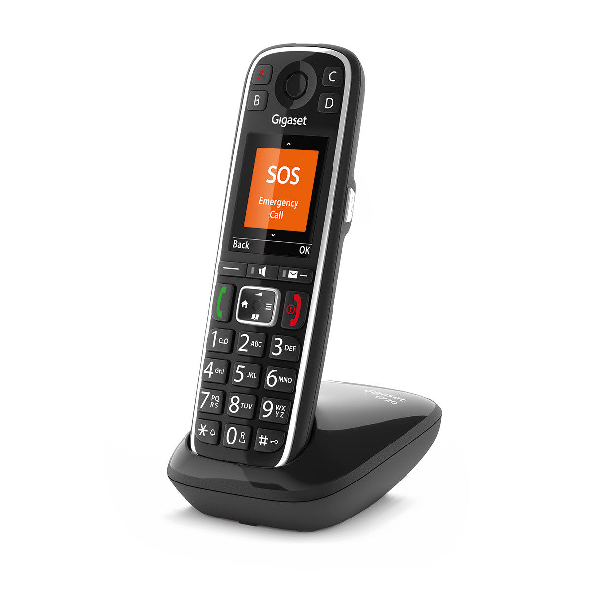Gigaset E720 – Ladeschale, ohne Netzteil, für E720HX, Schwarz