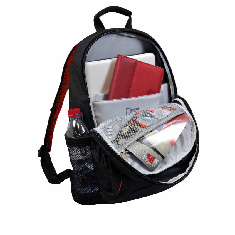 Port Designs Houston II ECO Notebook-Rucksack bis 17,3" – abschliessbar, r-PET – Schwarz