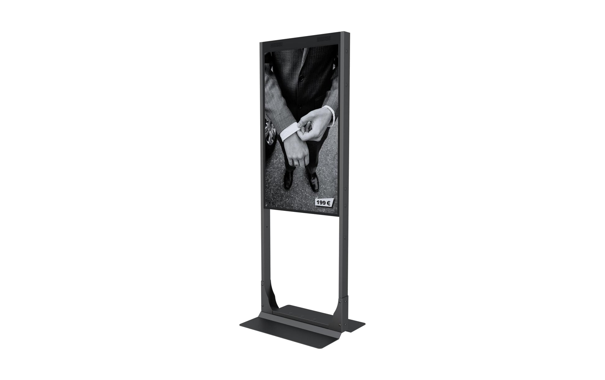 Multibrackets Floorbase Pro OM46N-D – Monitorhalterung, Standfuss, für Samsung OM46N-D, schwarz
