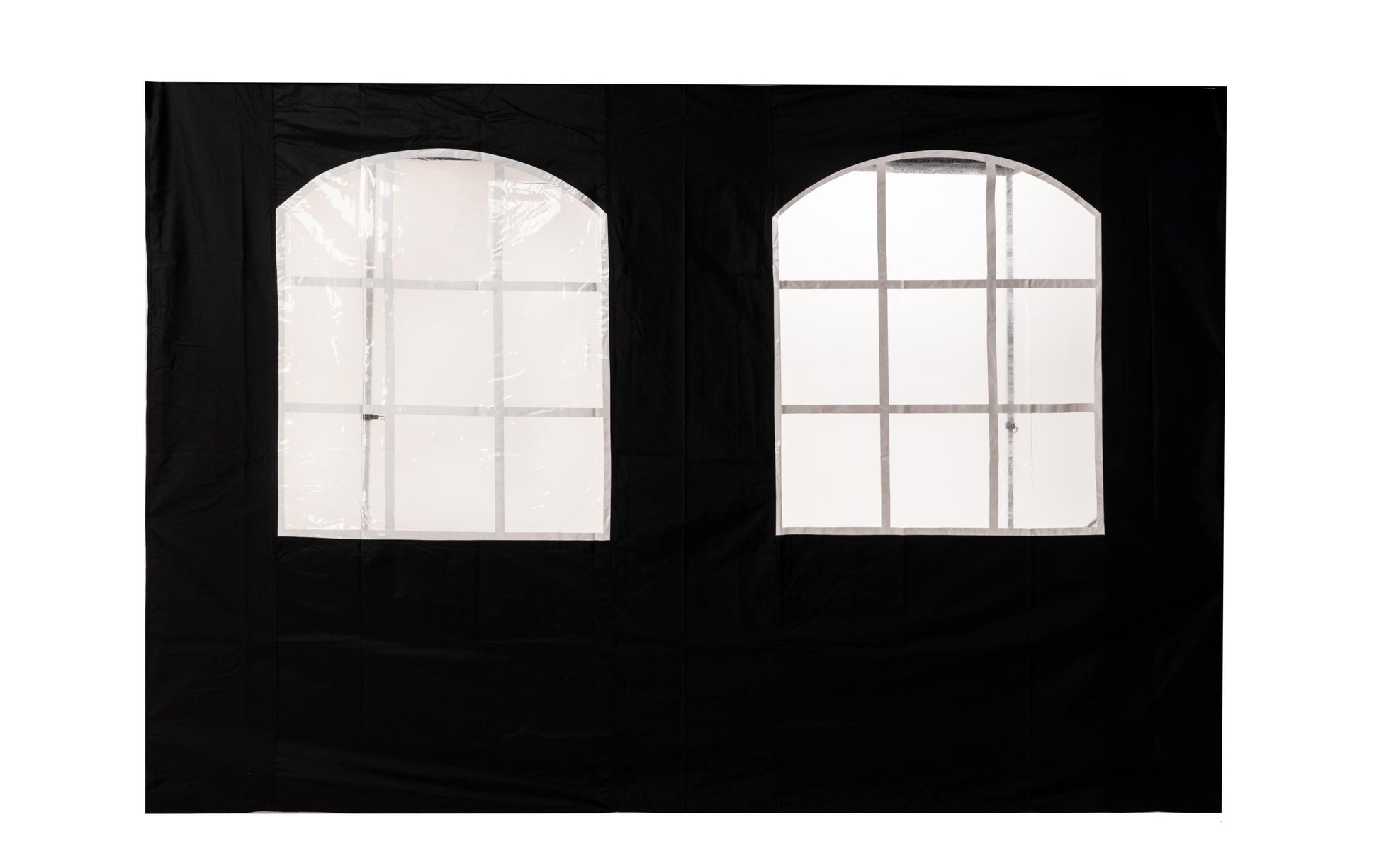 Cocon Seitenwand 300 × 300 cm, schwarz, Polyester, wetterfest, für Pavillon Deluxe F00406, 4 Stk.