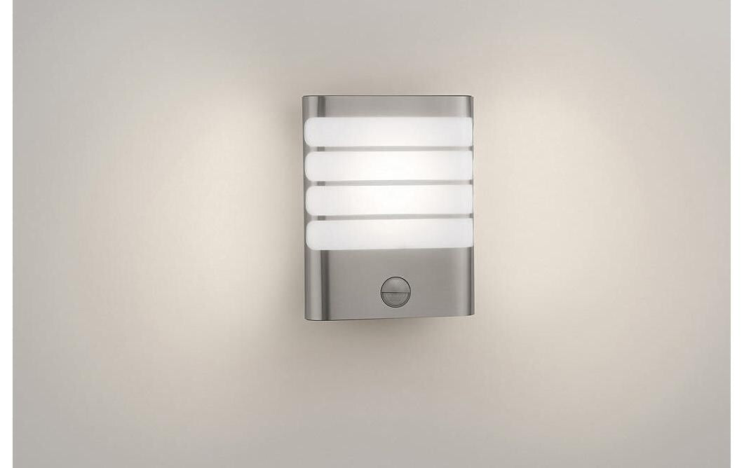 Philips by Signify Philips Aussenwandleuchte – 400 lm, 4 W, Warmweiss, IP44 – mit Bewegungsmelder