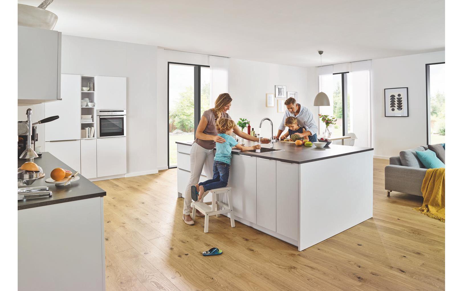 GROHE Einhebelmischer Blue Home C, Messing, 180 W, Chrom