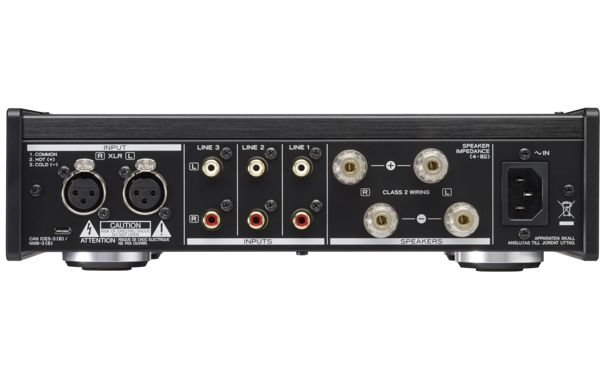 TEAC AX-505-B – Stereo-Vollverstärker, USB/DAC, 2,0 Kanäle, 115 W (4 Ω)