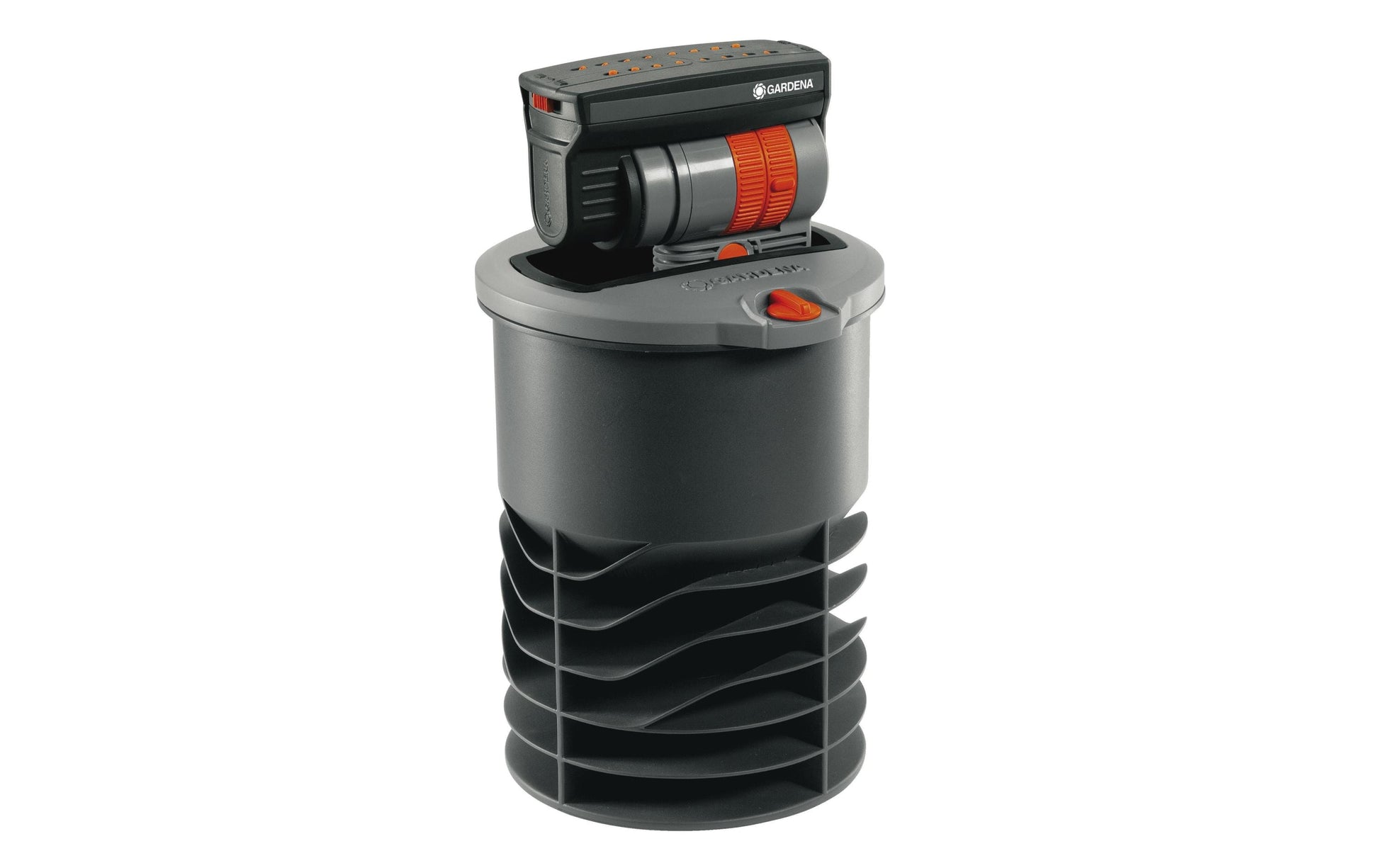Gardena Impuls-Wassersprenger Komplett-Set – für Sprinklersystem – Grau, Orange