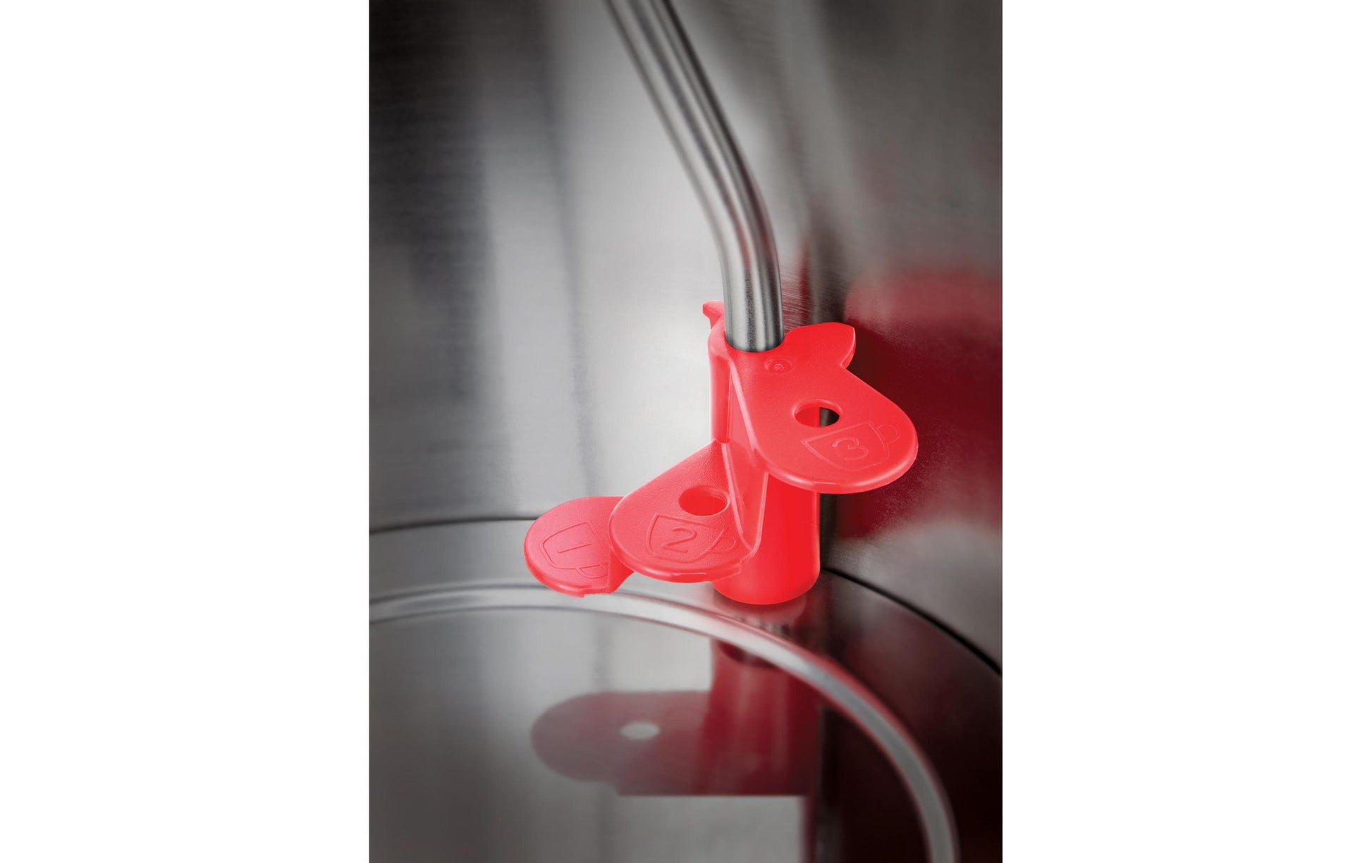 Russell Hobbs Wasserkocher – 1 l, Edelstahl, Rot, 24992-70