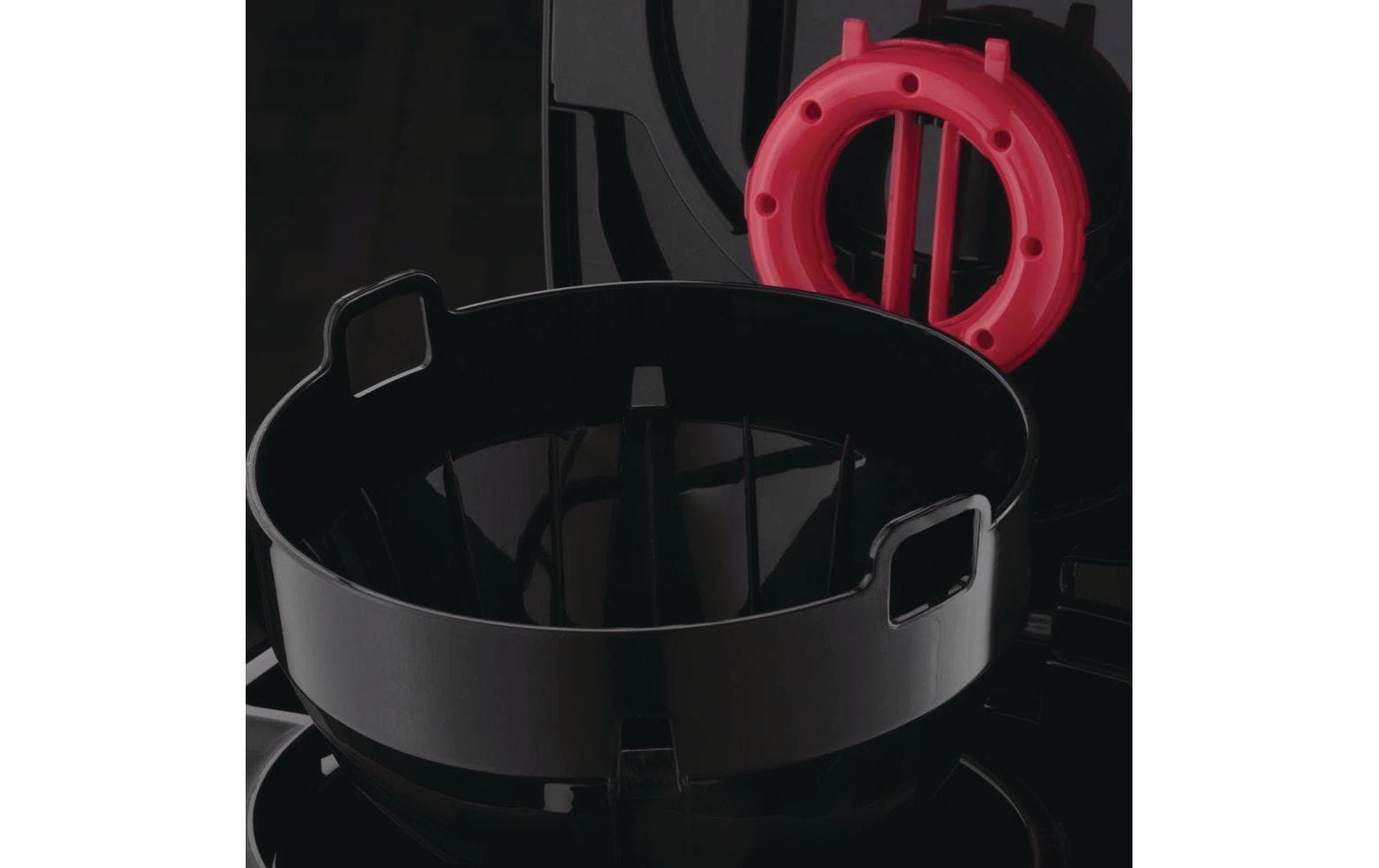 Russell Hobbs Filterkaffeemaschine – 10 Tassen, 1,25 l, Karaffe, Rot, 28 × 40 × 25,6 cm