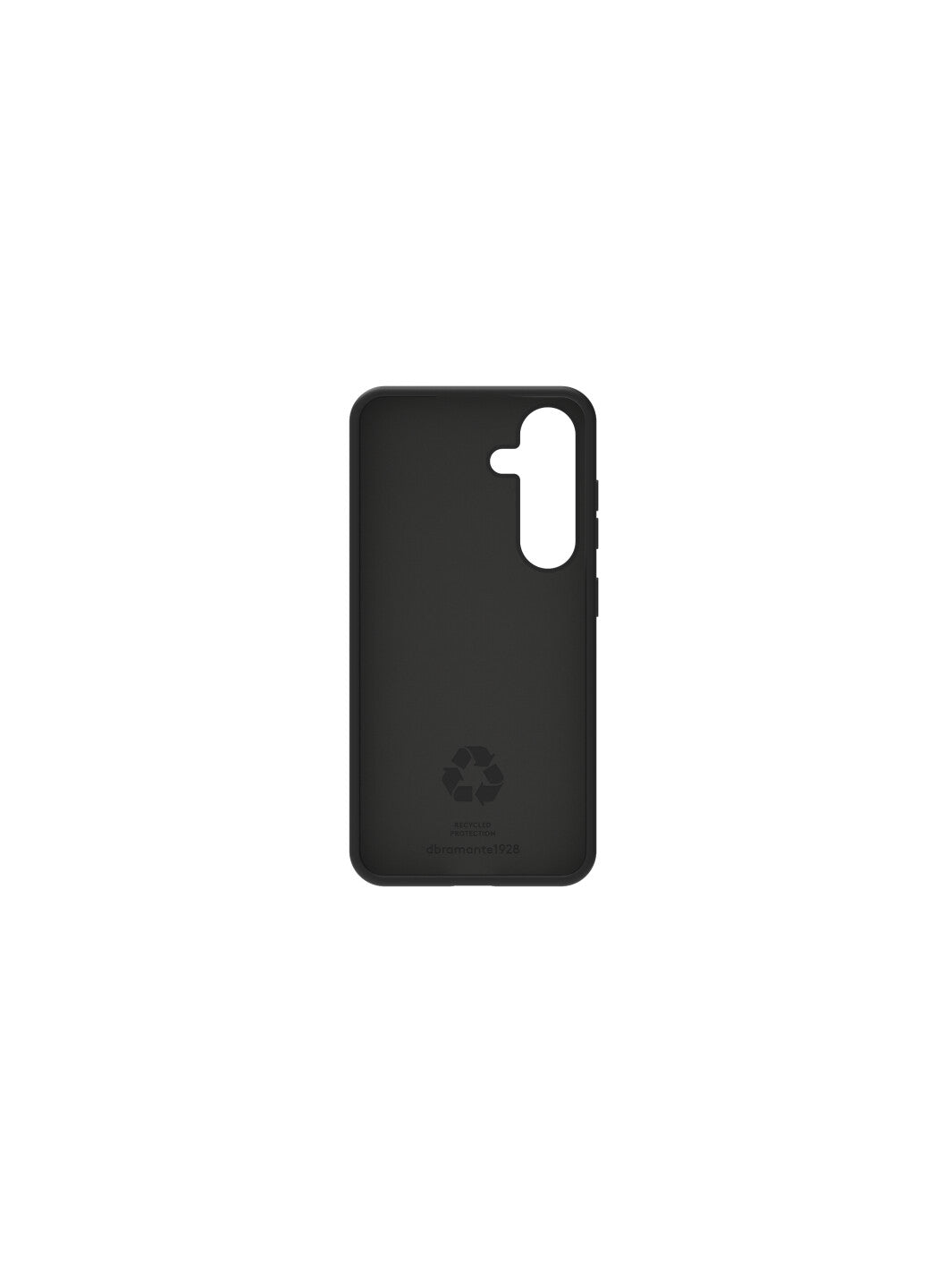 dbramante1928 Backcover – für Samsung Galaxy S24, Recycling-Kunststoff + Silikon, schwarz