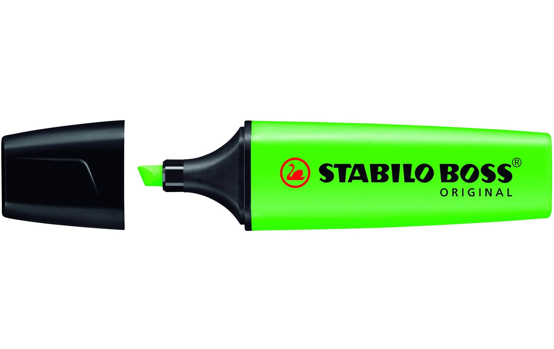 STABILO BOSS Original Textmarker Set 4 Farben – Keilspitze, 2–5 mm, nachfüllbar