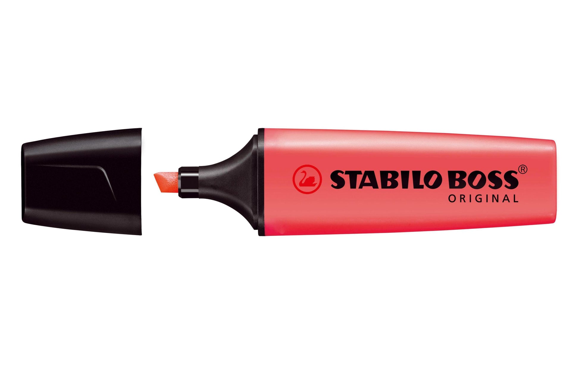 STABILO BOSS Original Textmarker Set 4 Farben – Keilspitze, 2–5 mm, nachfüllbar