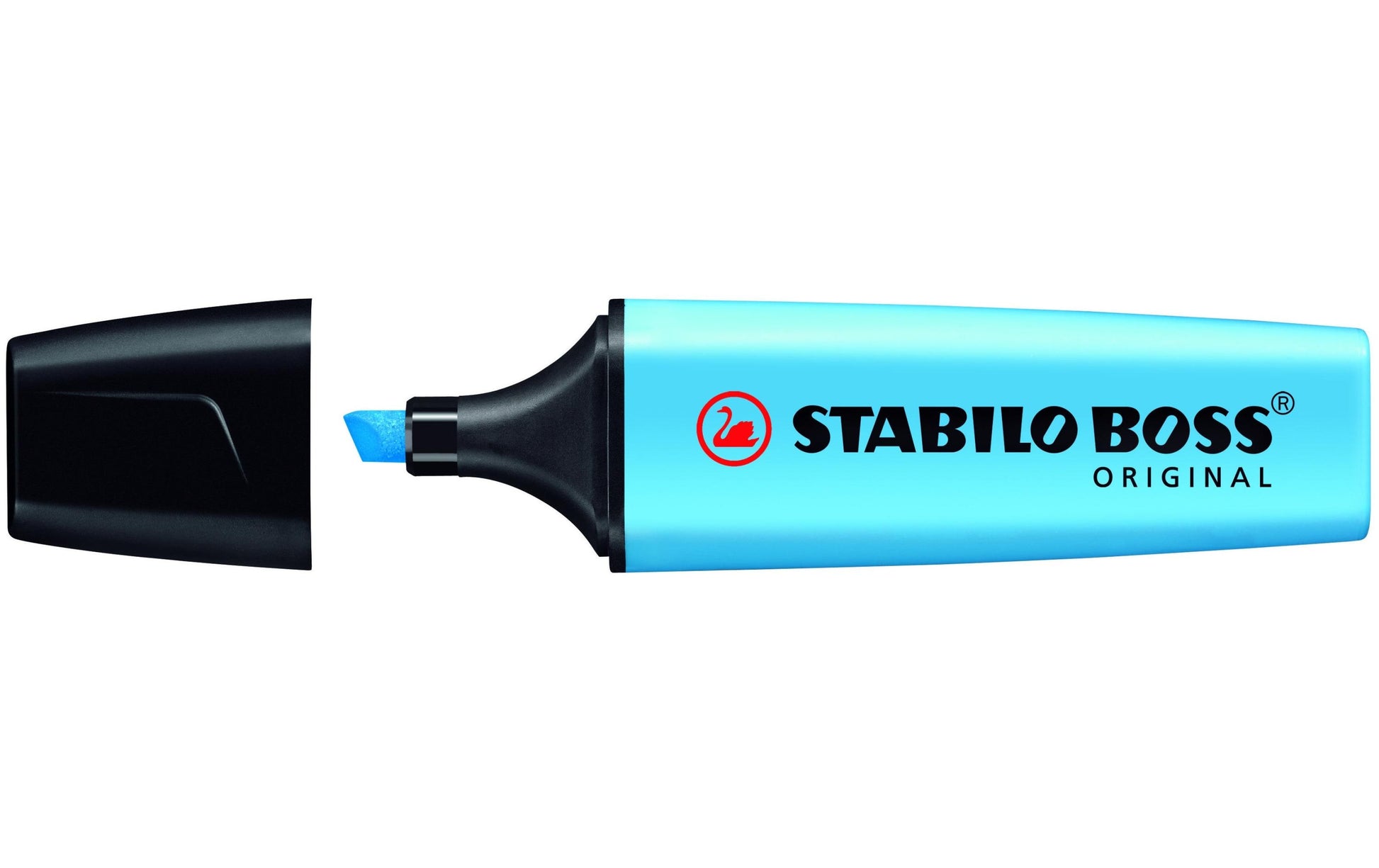 STABILO BOSS Original Textmarker Blau – Keilspitze, 2–5 mm, nachfüllbar