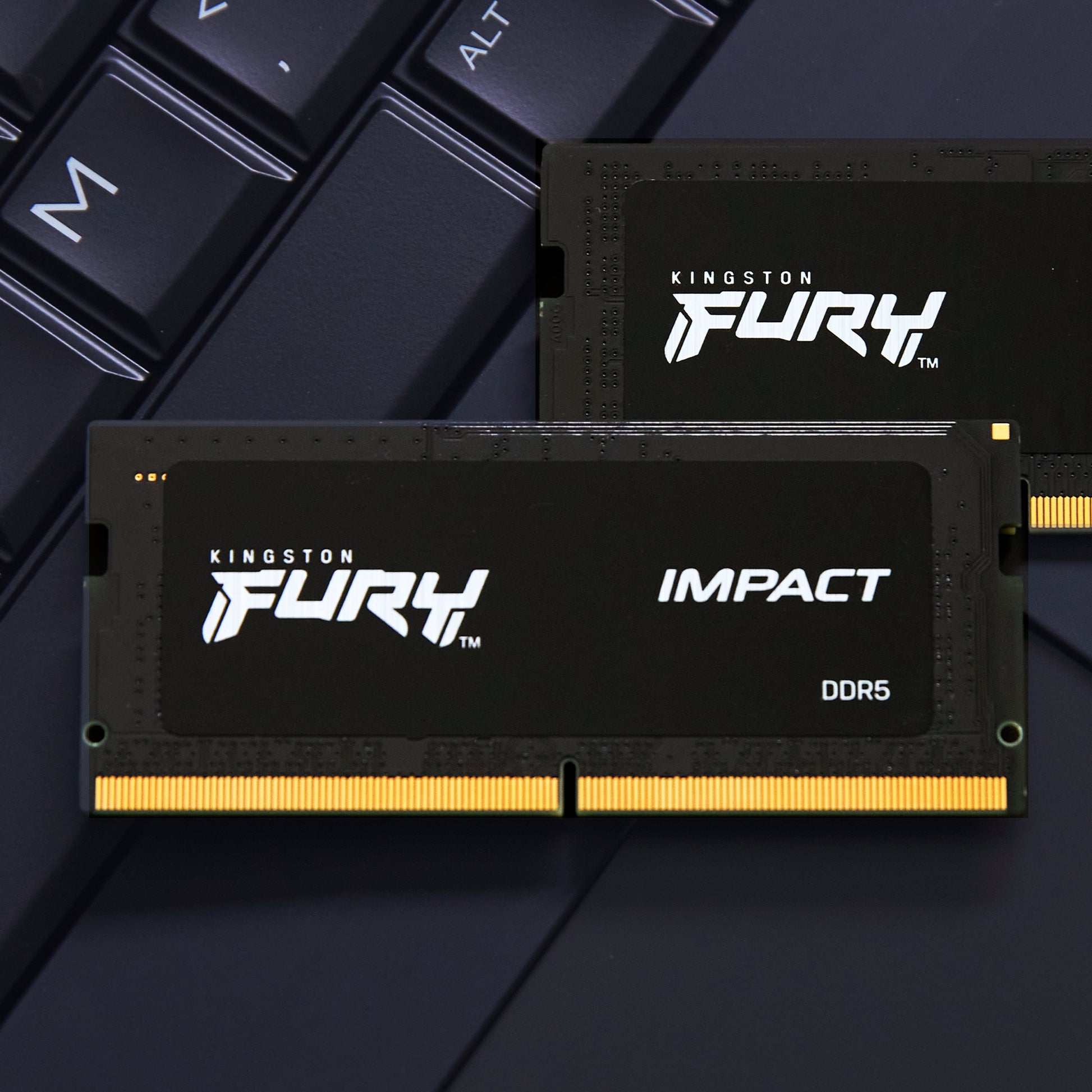 Kingston Technology Kingston FURY Impact – 16 GB DDR5 SO-DIMM, 4800 MT/s (KF548S38IB-16)