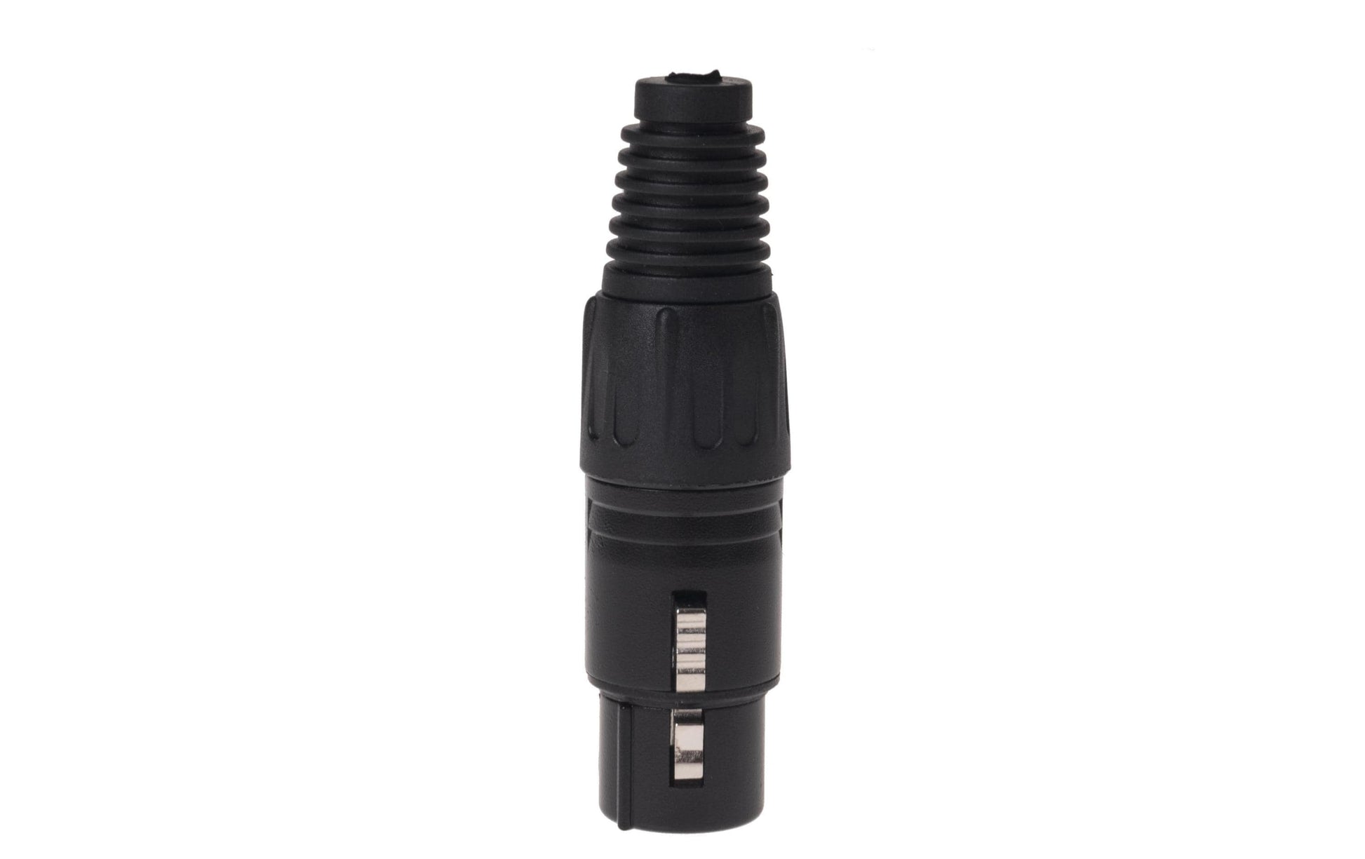 Bemero BC1001BK-F – 3-poliger XLR-Stecker, weiblich, gerade, schwarz, 1 St.