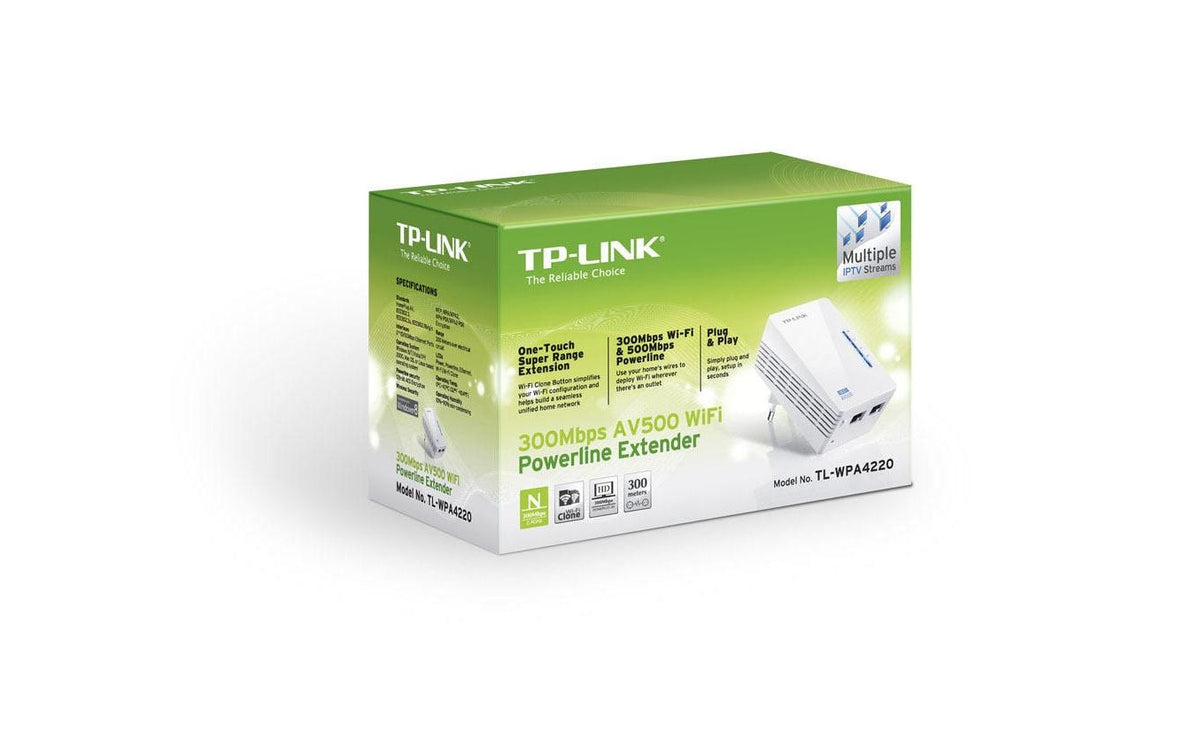 TP-Link TL-WPA4220 – Access Point – Wi-Fi 4 (2,4 GHz), 600 Mbit/s, 10/100 Mbit/s
