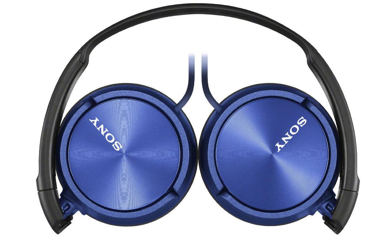 Sony MDR-ZX310L – On-Ear Kopfhörer – 3,5 mm Klinke, geschlossen, faltbar – Blau
