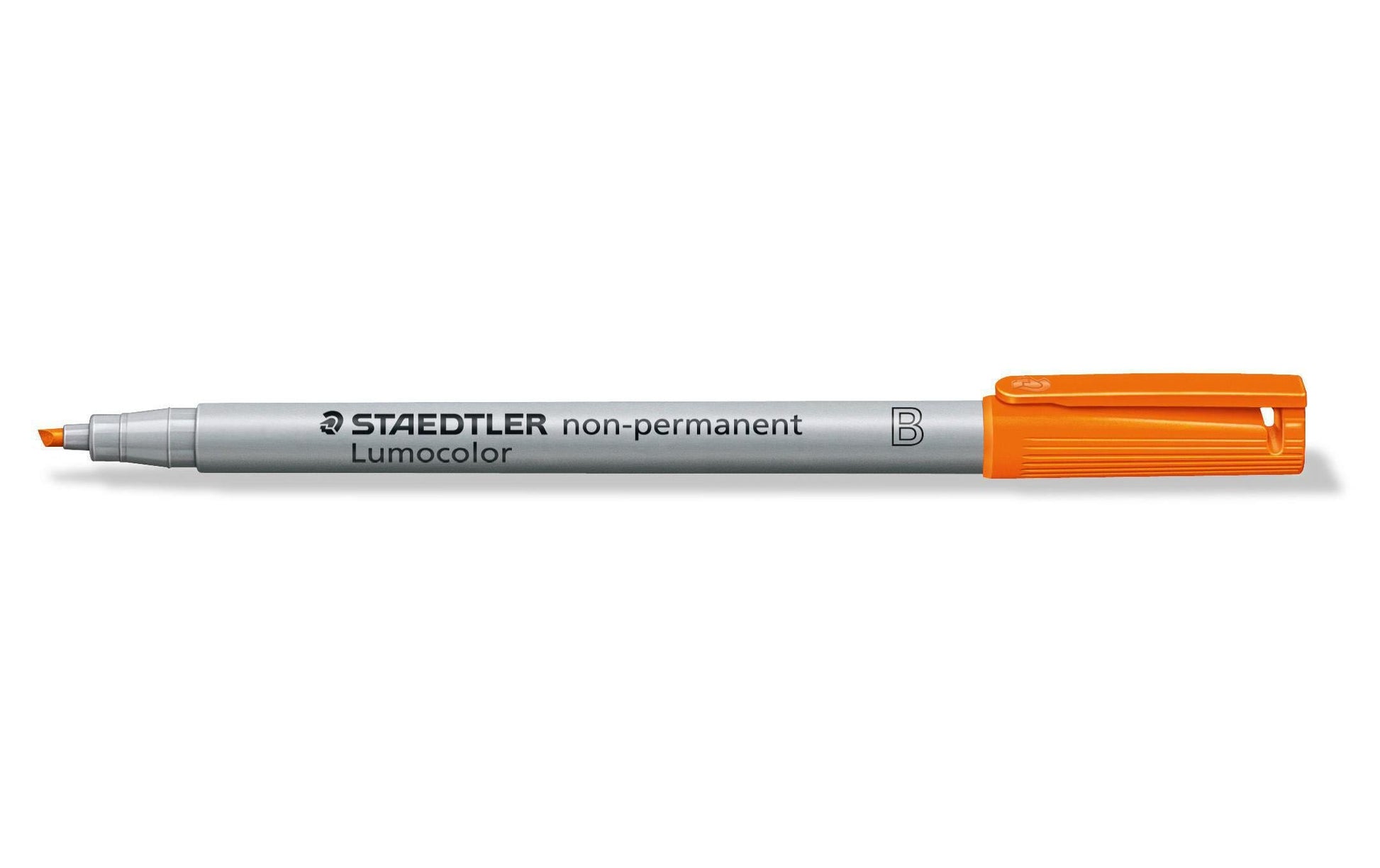 Staedtler Non-Permanent-Marker Lumocolor – breite Keilspitze 1-2,5 mm – orange – nachfüllbar