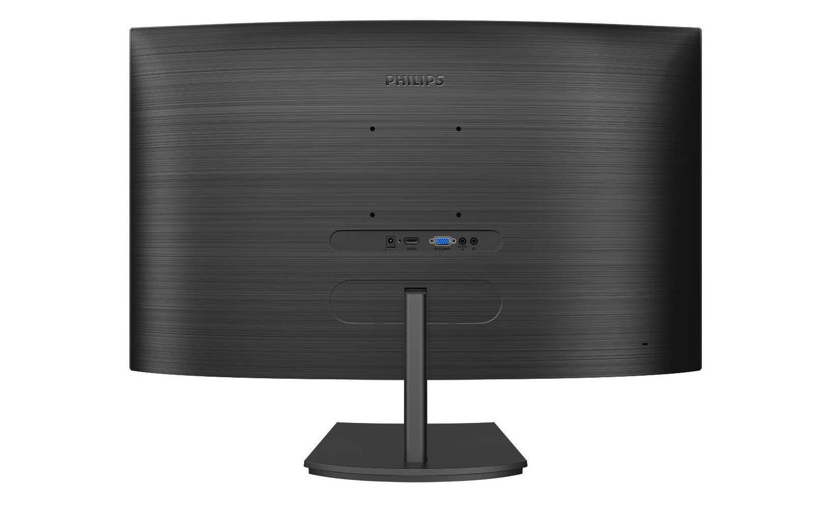 Philips 271E1SCA – Monitor, 27", Curved, 75 Hz, 250 cd/m², Integrierte Lautsprecher, VESA 100 × 100, Schwarz