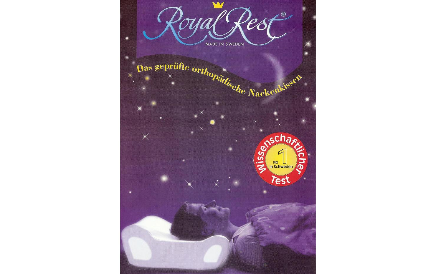 Royal rest Standard Nackenkissen, Weiss