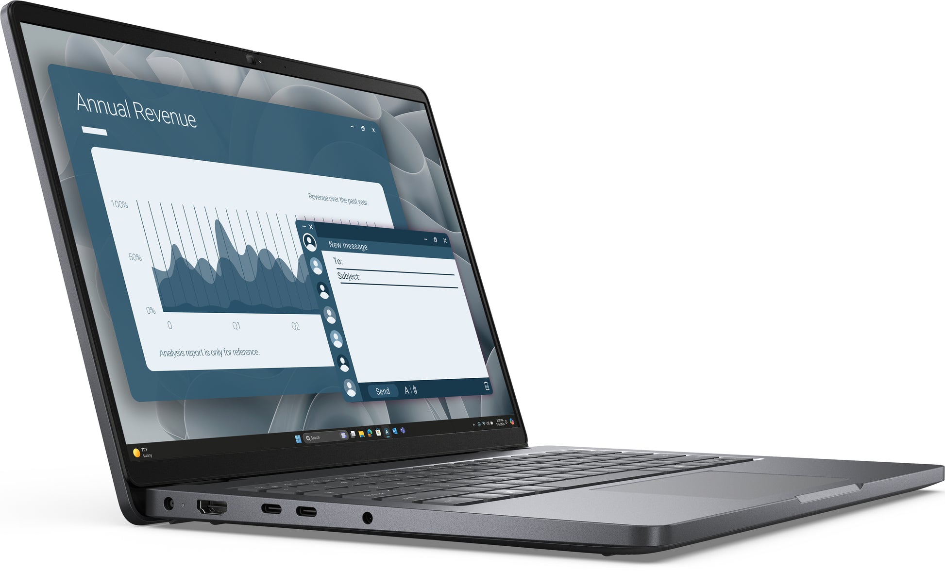 Dell Pro 14 PC14255 – 14" WUXGA, Ryzen 5 Pro 230, 16 GB, 512 GB SSD, Win 11 Pro, QWERTZ (CH)