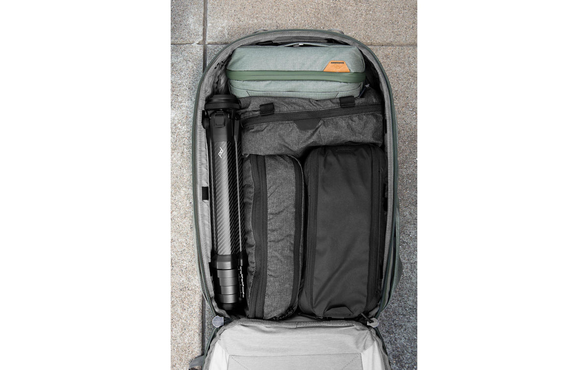 Peak Design Travel Tripod Carbon Reisestativ – Carbon, 5 Sektionen, 152,4 cm max, Traglast 9,1 kg – für Kamera