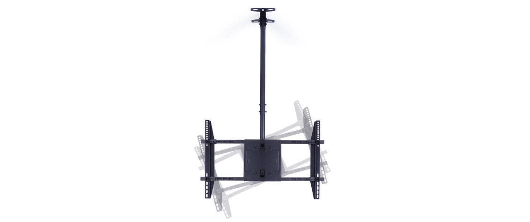 Multibrackets Ceilingmount LS – Deckenhalterung, bis 63", bis 80 kg, höhenverstellbar, schwarz