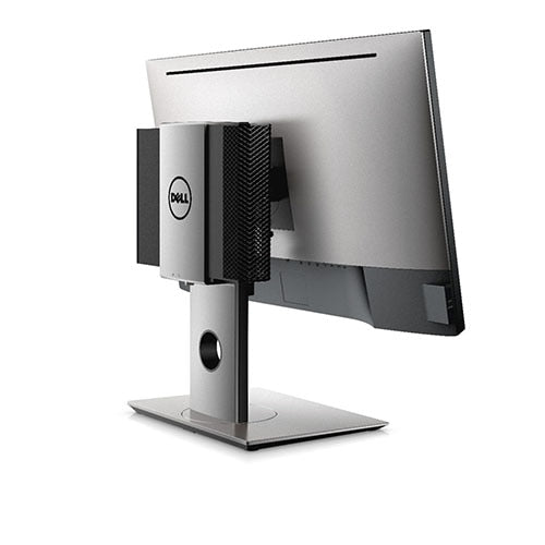 DELL OptiPlex Micro Form Factor MFS18 – Standfuss, bis 27", höhenverstellbar, schwarz, silber