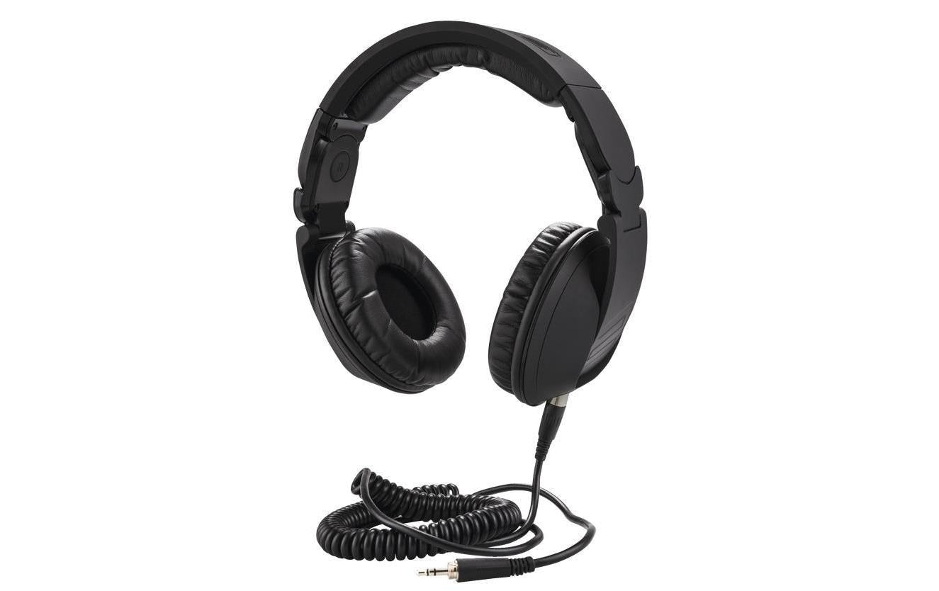 Reloop RHP-20 Knight – Over-Ear DJ-Kopfhörer – Kabelgebunden, geschlossen, 3 m, 3,5 mm/6,35 mm – Schwarz