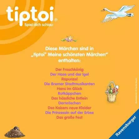 Ravensburger Buch – tiptoi: Meine schönsten Märchen, Hardcover, 24 Seiten, Deutsch, ab 4 Jahren
