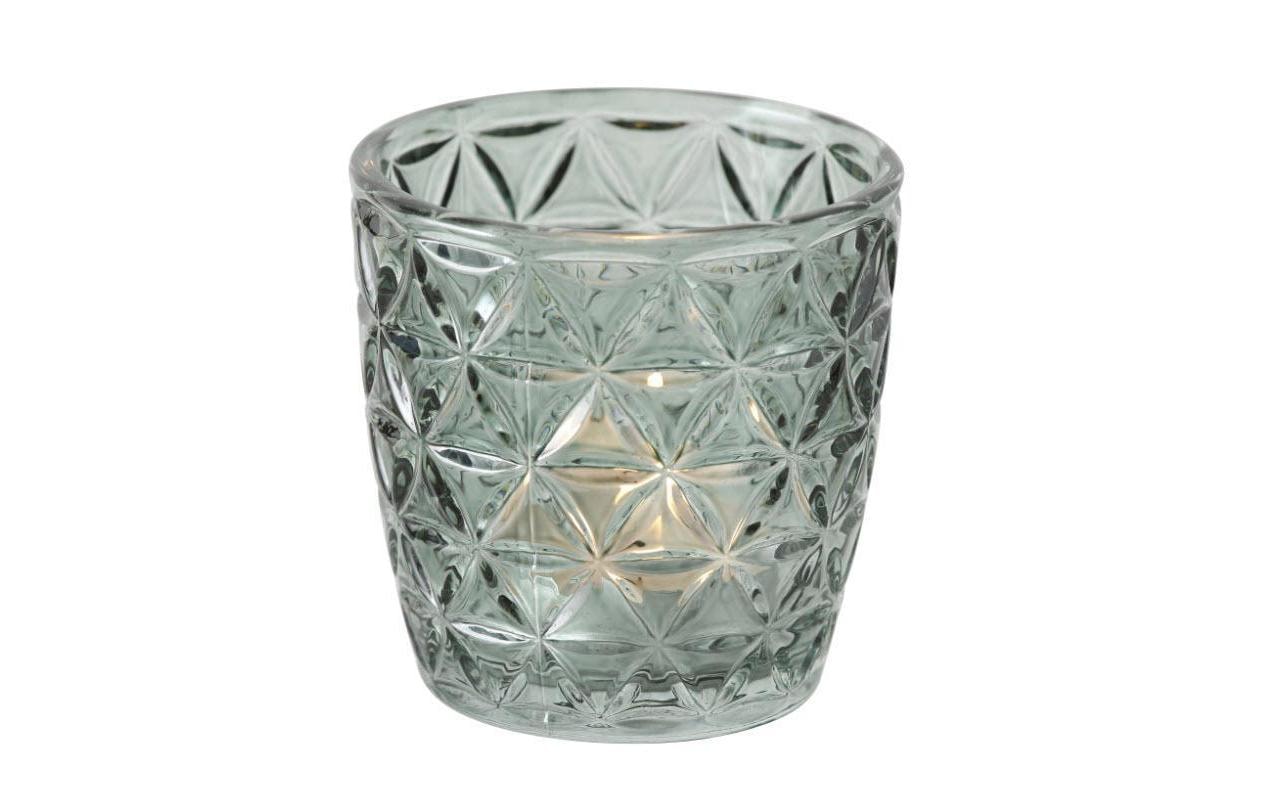 Boltze Marilu Windlicht – Glas, Grün – Ø 7,5 × 7,5 cm – 4-teilig