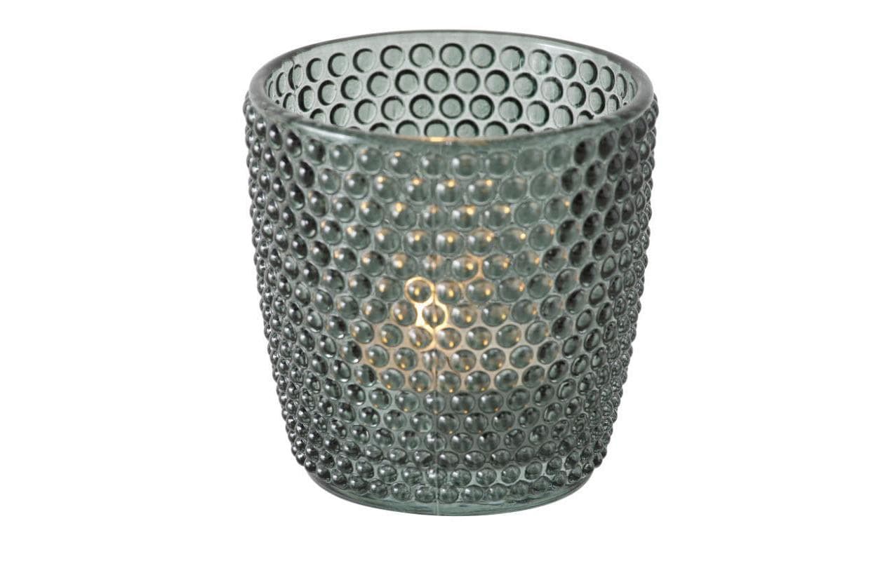 Boltze Marilu Windlicht – Glas, Grün – Ø 7,5 × 7,5 cm – 4-teilig
