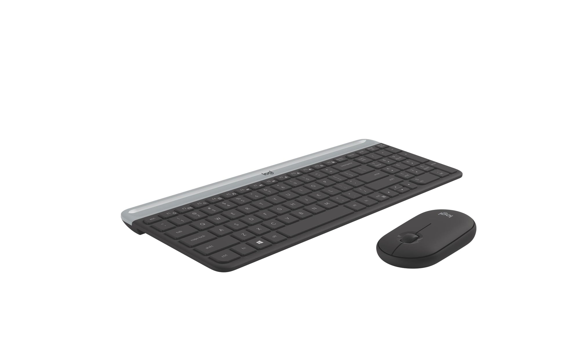 Logitech MK470 – Tastatur, kabellos (2,4 GHz), CH-Layout (DE-CH), Graphit