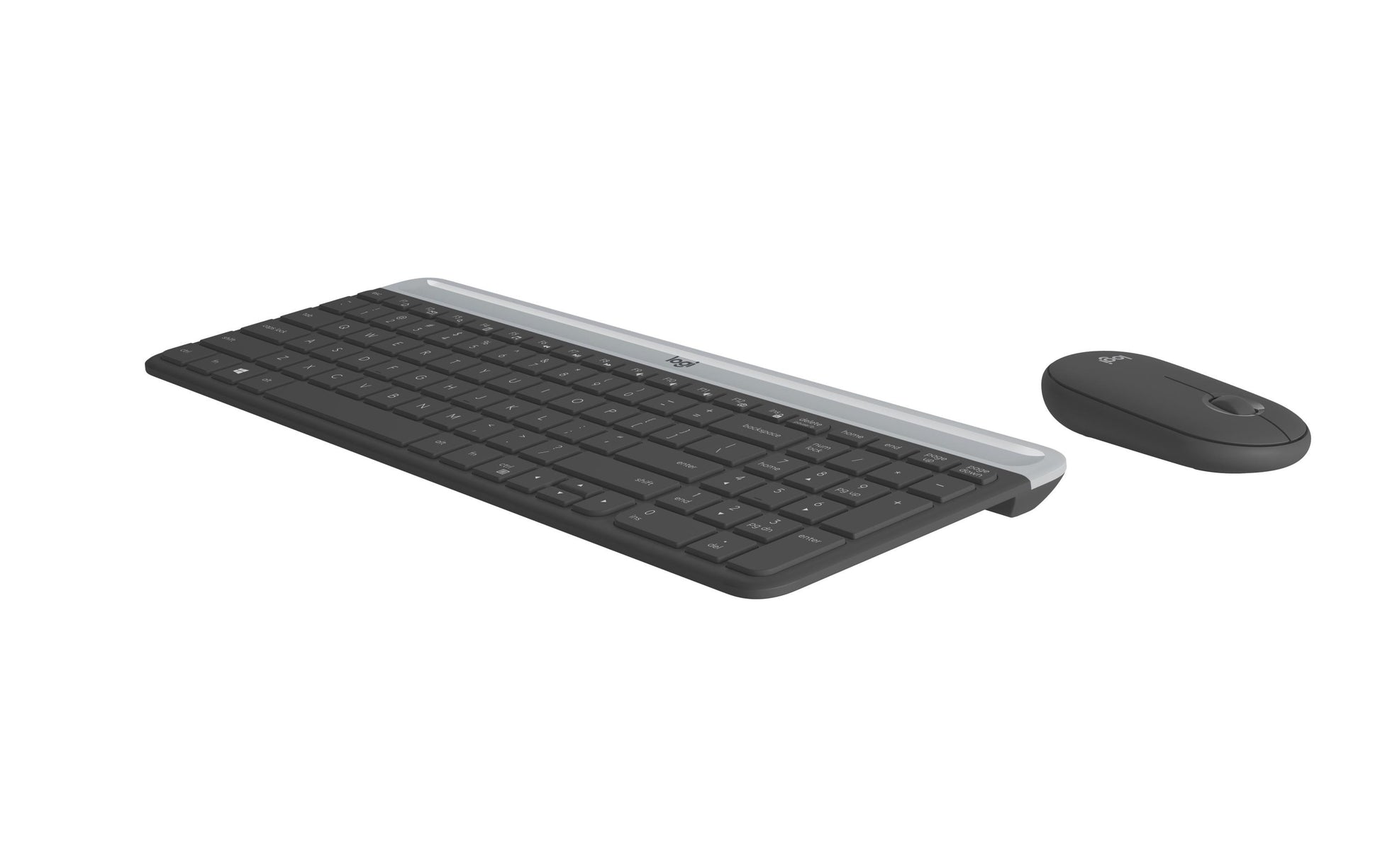 Logitech MK470 – Tastatur, kabellos (2,4 GHz), CH-Layout (DE-CH), Graphit