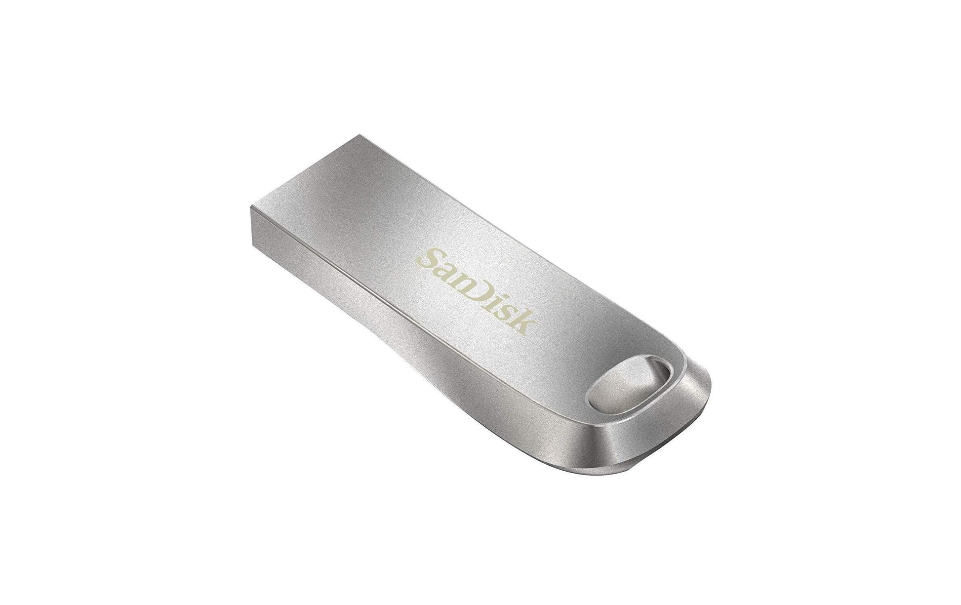 SanDisk Ultra Luxe – 128 GB, USB-A, USB 3.2 Gen 1 (3.1 Gen 1), 150 MB/s, Silber