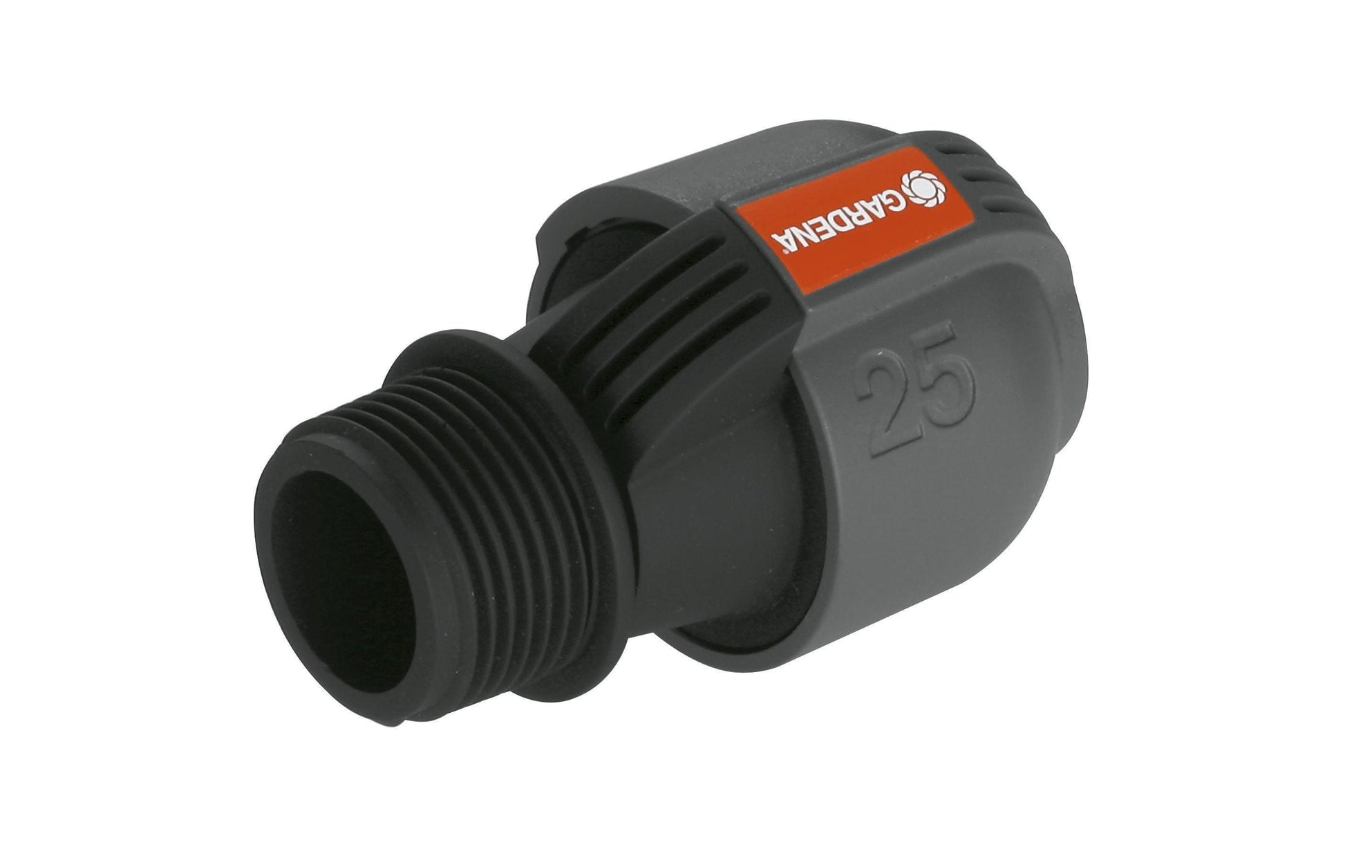 Gardena Verbinder – 25 mm × 1"-Aussengewinde, Grau, für Sprinklersystem