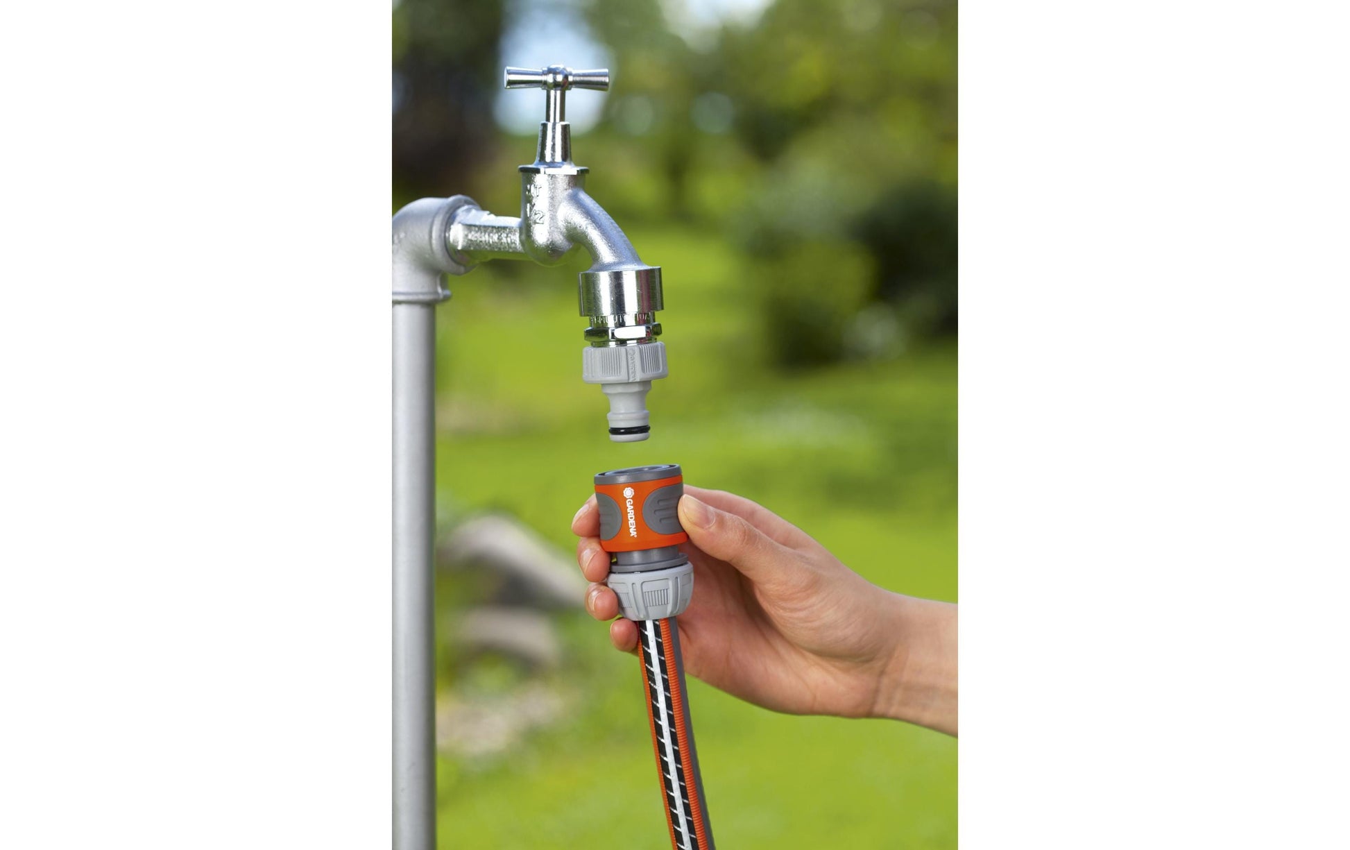 Gardena Schlauchverbinder 13/15 mm Kunststoff – 1 Stk – für Schlauch