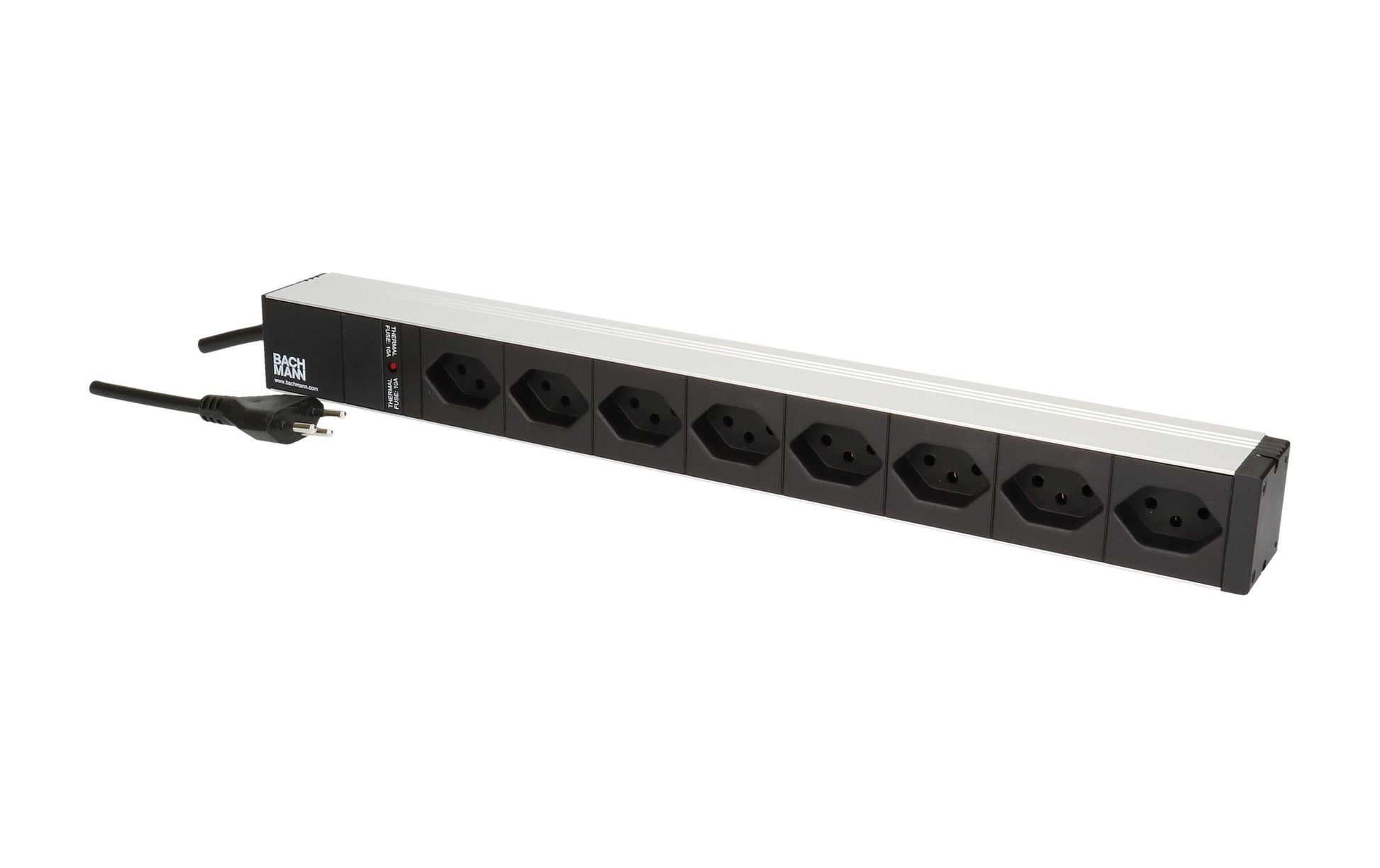 Bachmann Rack-PDU – 1U, T12–8× T13, 3 m
