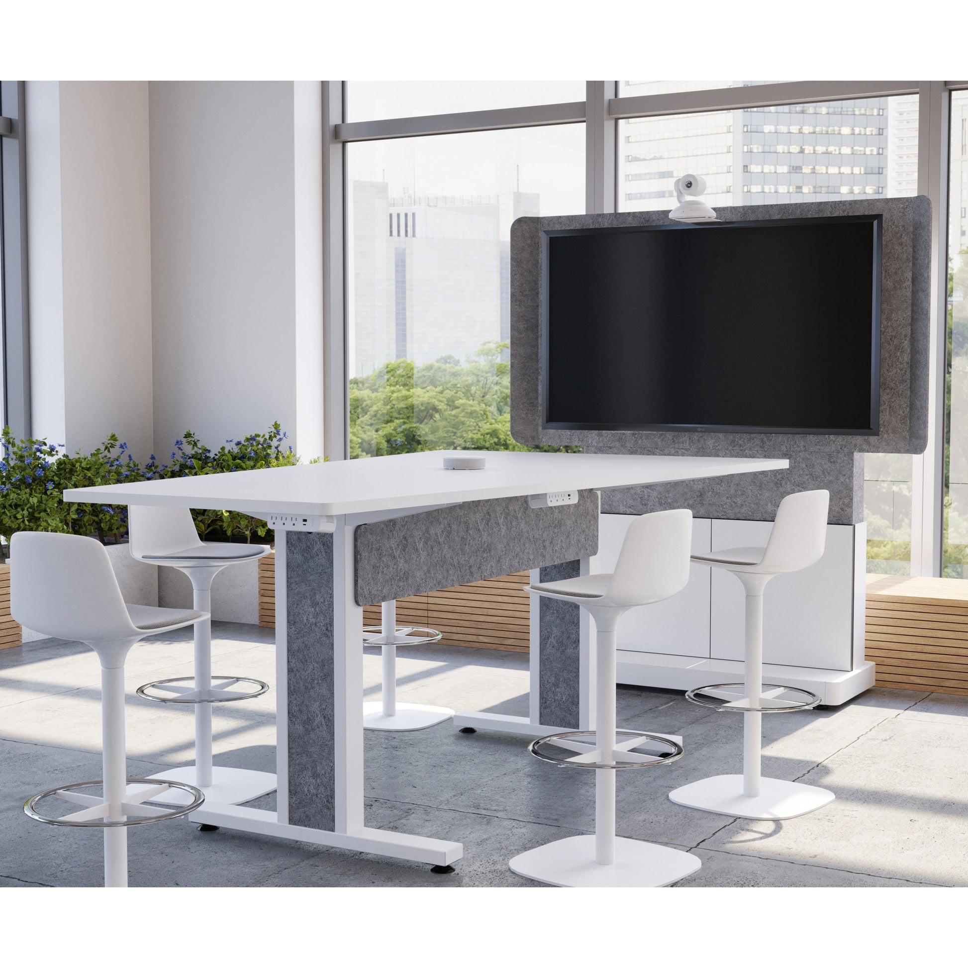 Middle Atlantic Bodenständer – 55–65" – bis 68 kg, Kabelmanagement – FM-DS-4875FS-BD8W