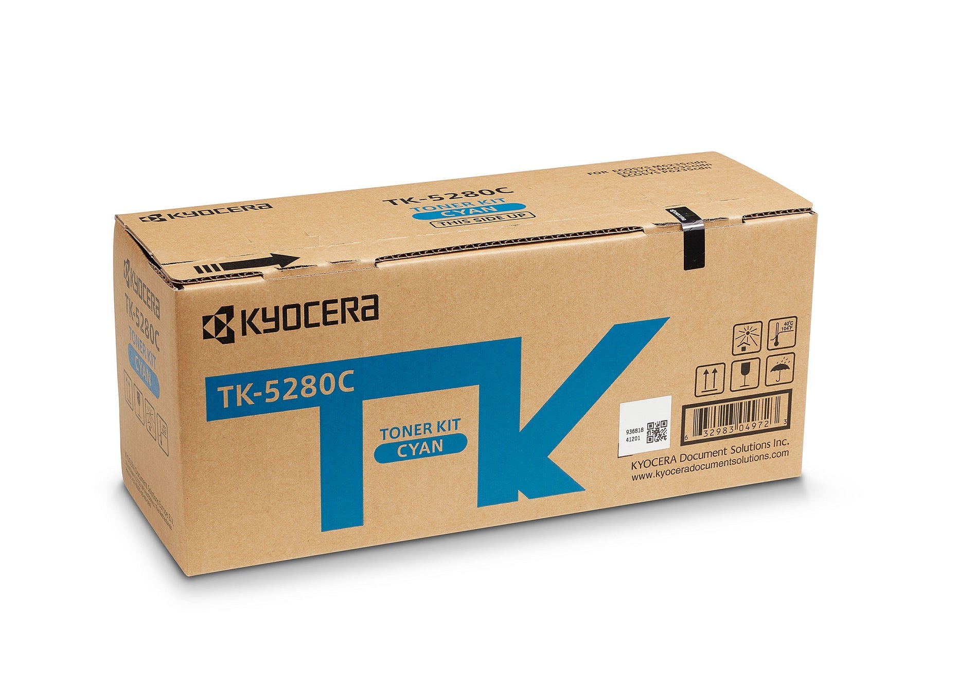Kyocera TK-5280C (1T02TWCNL0) Cyan Toner – Original – 11'000 Seiten – für Kyocera M6235cidn/M6635cidn/P6235cdn