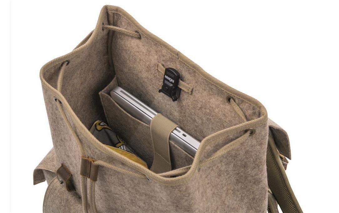 Dörr Ranger L Kamerarucksack – Baumwolle/Leder/Polyester – Braun – Innenmasse 320 × 480 × 190 mm