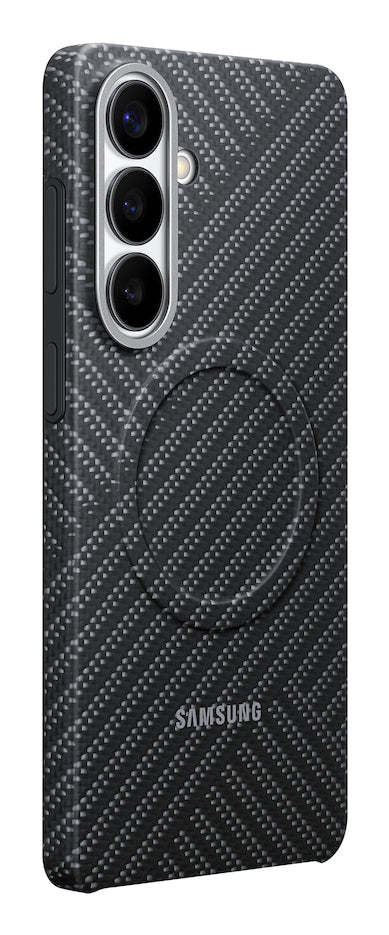 Samsung Carbon Magnet Backcover – für Samsung Galaxy S26+, Kohlefaser, Dunkelgrau