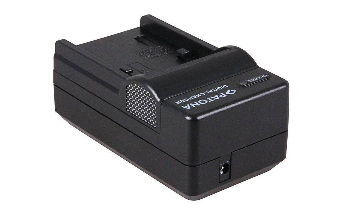 PATONA 1557 Akkulader – 1-fach, KFZ und Innenbereich – für Sony NP-FP30, NP-FP50, NP-FP60 u. a.