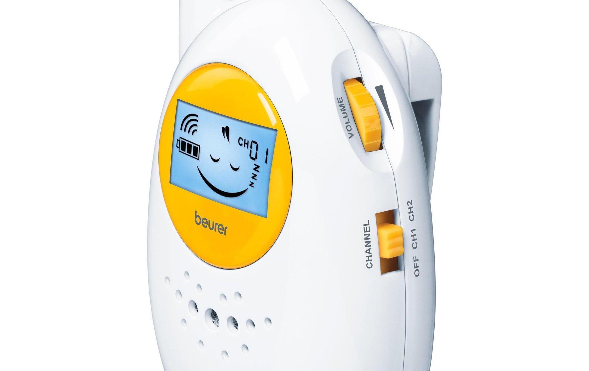 Beurer BY 84 Audio-Babyphone – Akku-/Netzbetrieb – Kabellos – Geräuschesensor – Reichweite 800 m