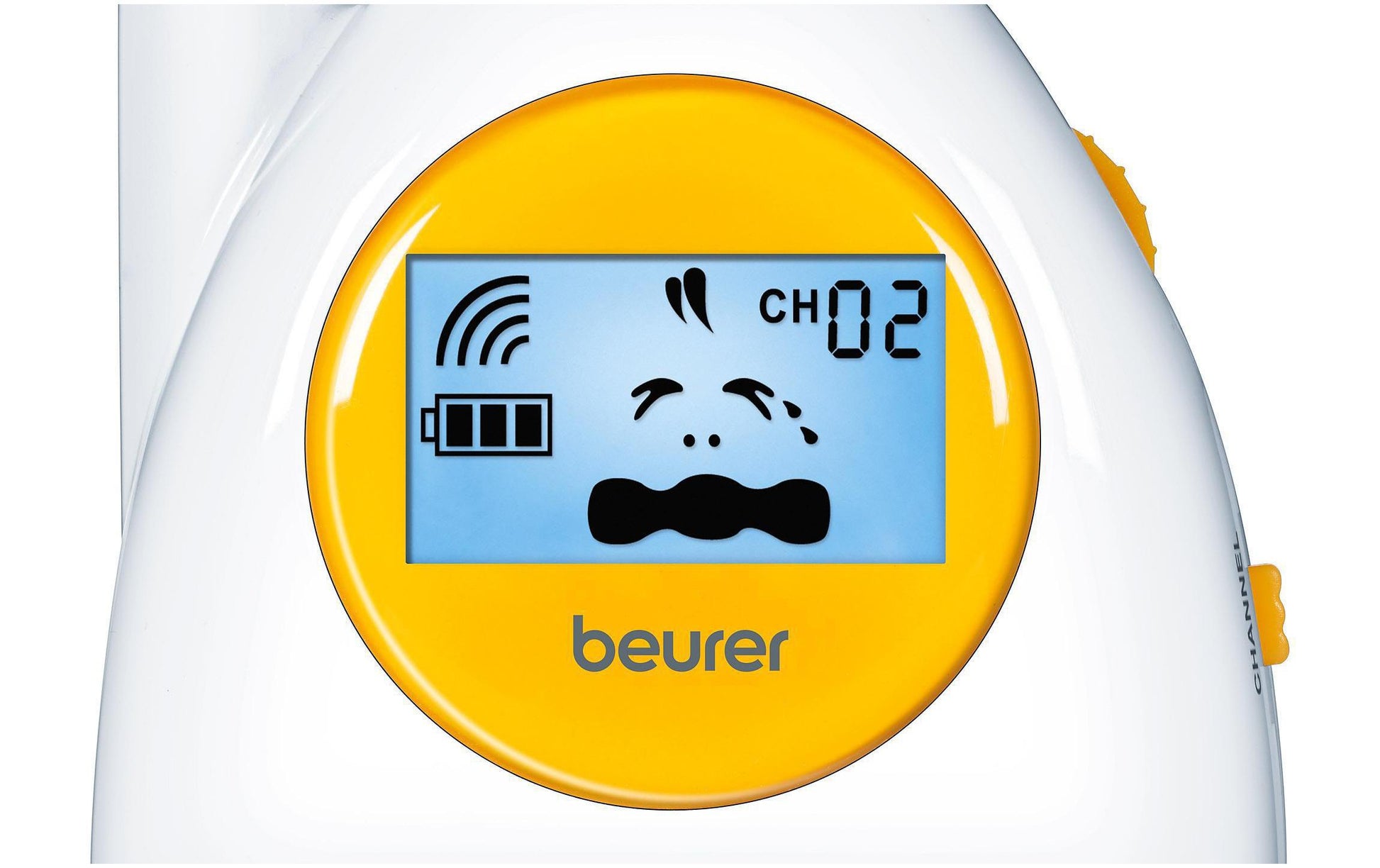 Beurer BY 84 Audio-Babyphone – Akku-/Netzbetrieb – Kabellos – Geräuschesensor – Reichweite 800 m