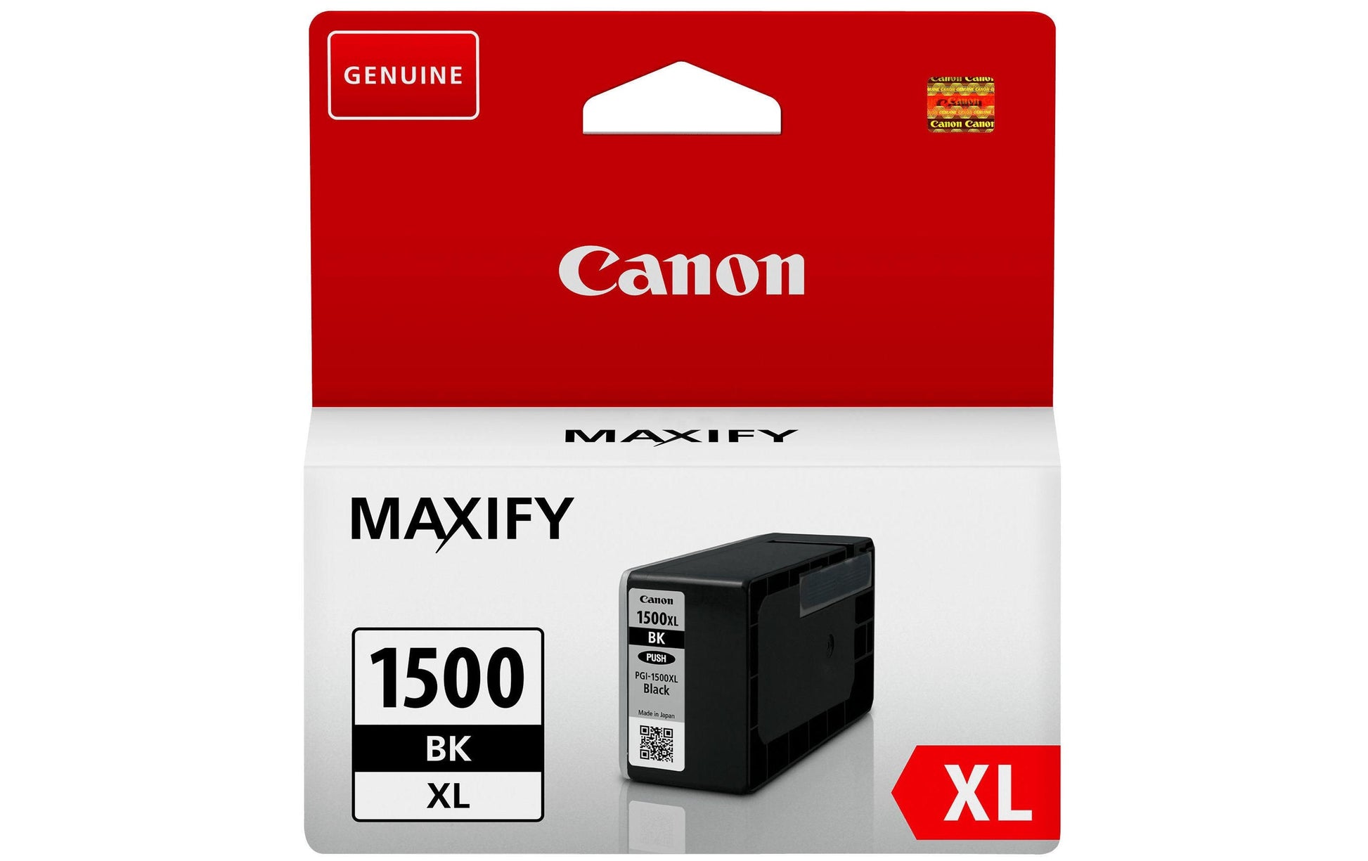 Canon Tintenpatrone PGI-1500XLBK, schwarz, 1'200 Seiten – für Tintenstrahldrucker/Multifunktionsgeräte