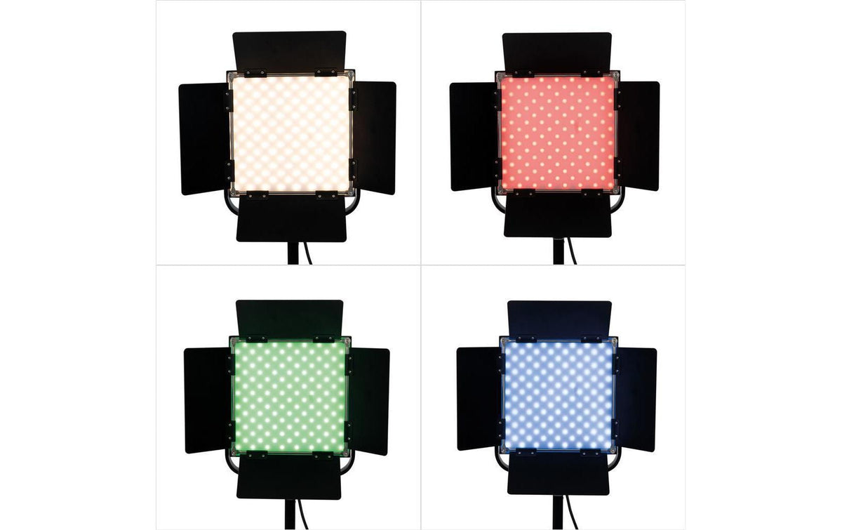 Dörr DLP-1000 Kit RGB LED-Video-Licht – 2000 lm, 2700–9999 K